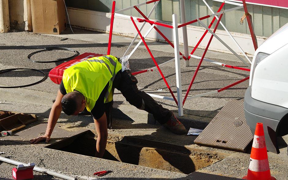 travaux assainissement prix Cergy